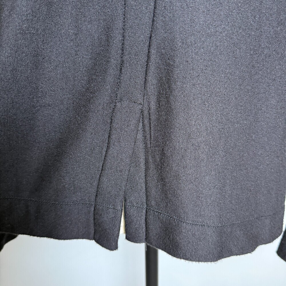 Cuddl Duds Cozy Jersey Fleece Split-V Pullover Sz M VERY SOFT Black Long Sleeves - Picture 11 of 15